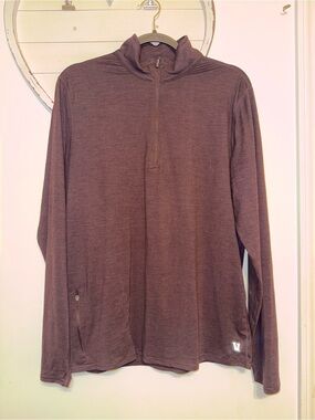 Vuori Ponto Half Zip Mock Neck